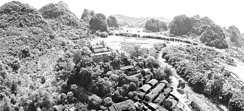 英西峰林景區(qū)彭家祠。