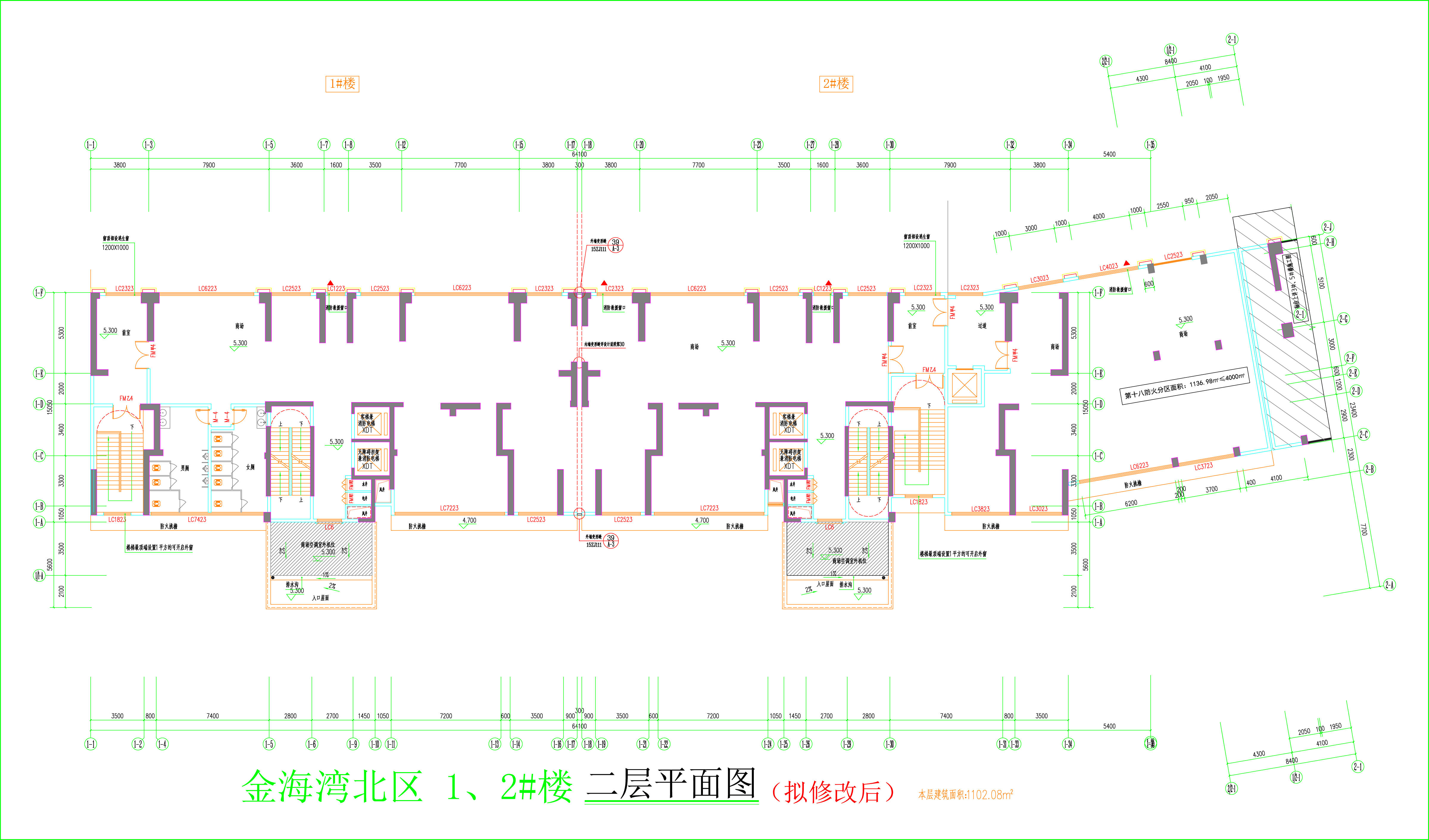 金海灣北區(qū)1、2#樓_二層平面圖（擬修改后）.jpg