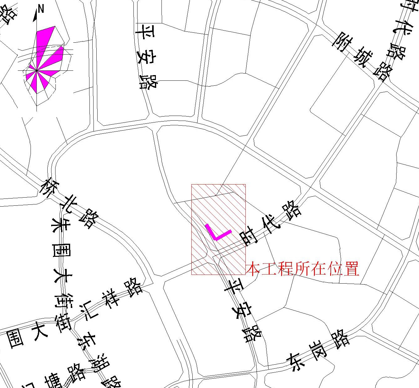 清遠市東皇花園、萬豪明月灣市政中壓燃氣管道工程市政報建-布局1.jpg