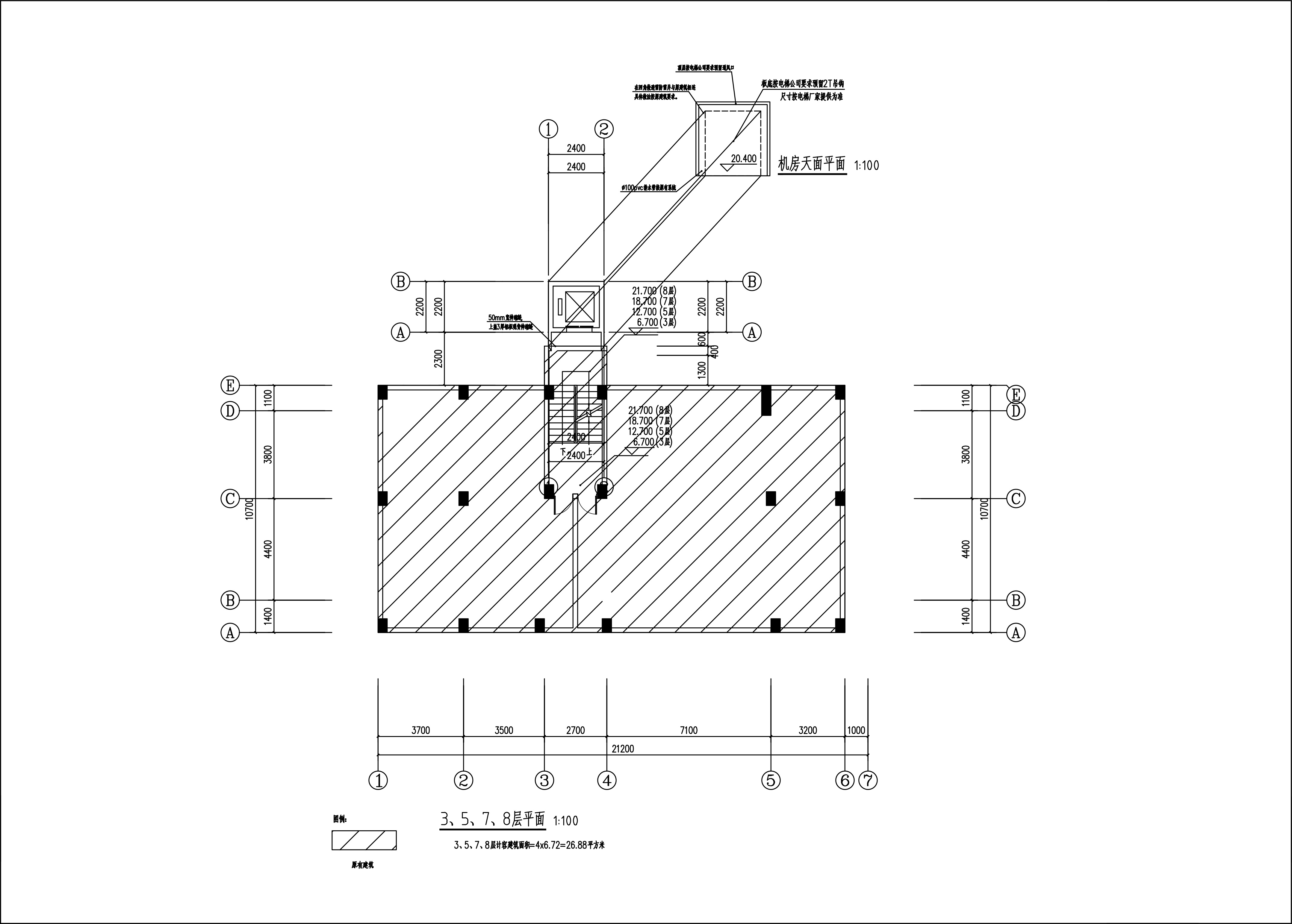 新城清遠供電局宿舍電梯建筑圖_3、5、7層.jpg