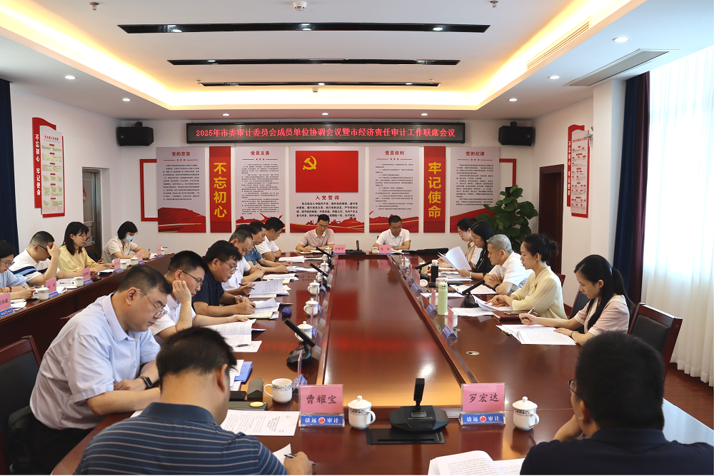清遠召開2025年市委審計委員會成員單位協(xié)調(diào)會議暨市經(jīng)濟責任審計工作聯(lián)席會議
