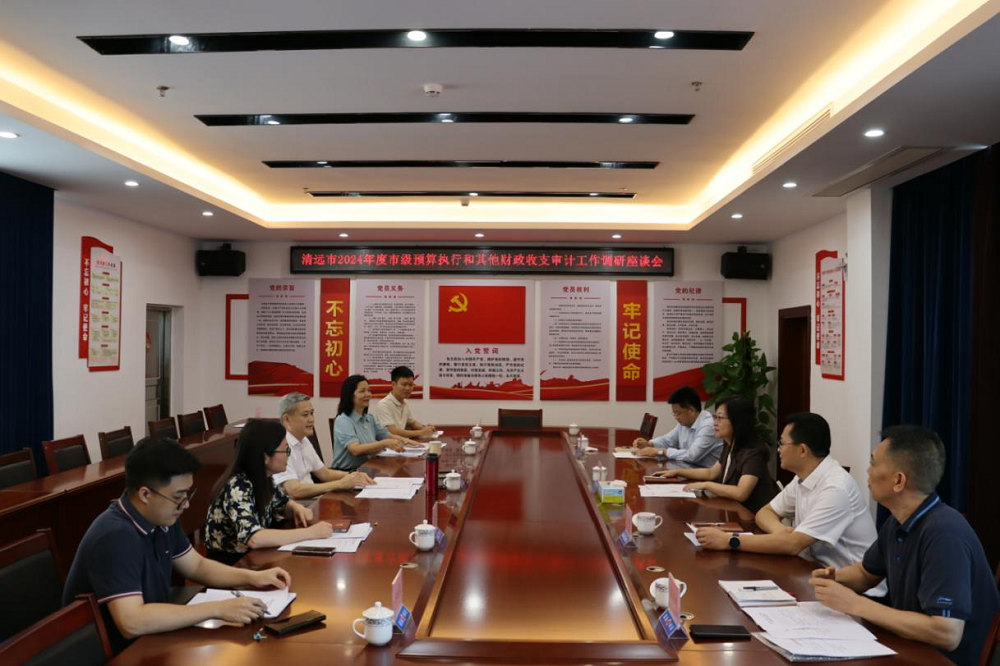市人大常委會調(diào)研2024年度市級預(yù)算執(zhí)行和其他財政收支審計工作情況