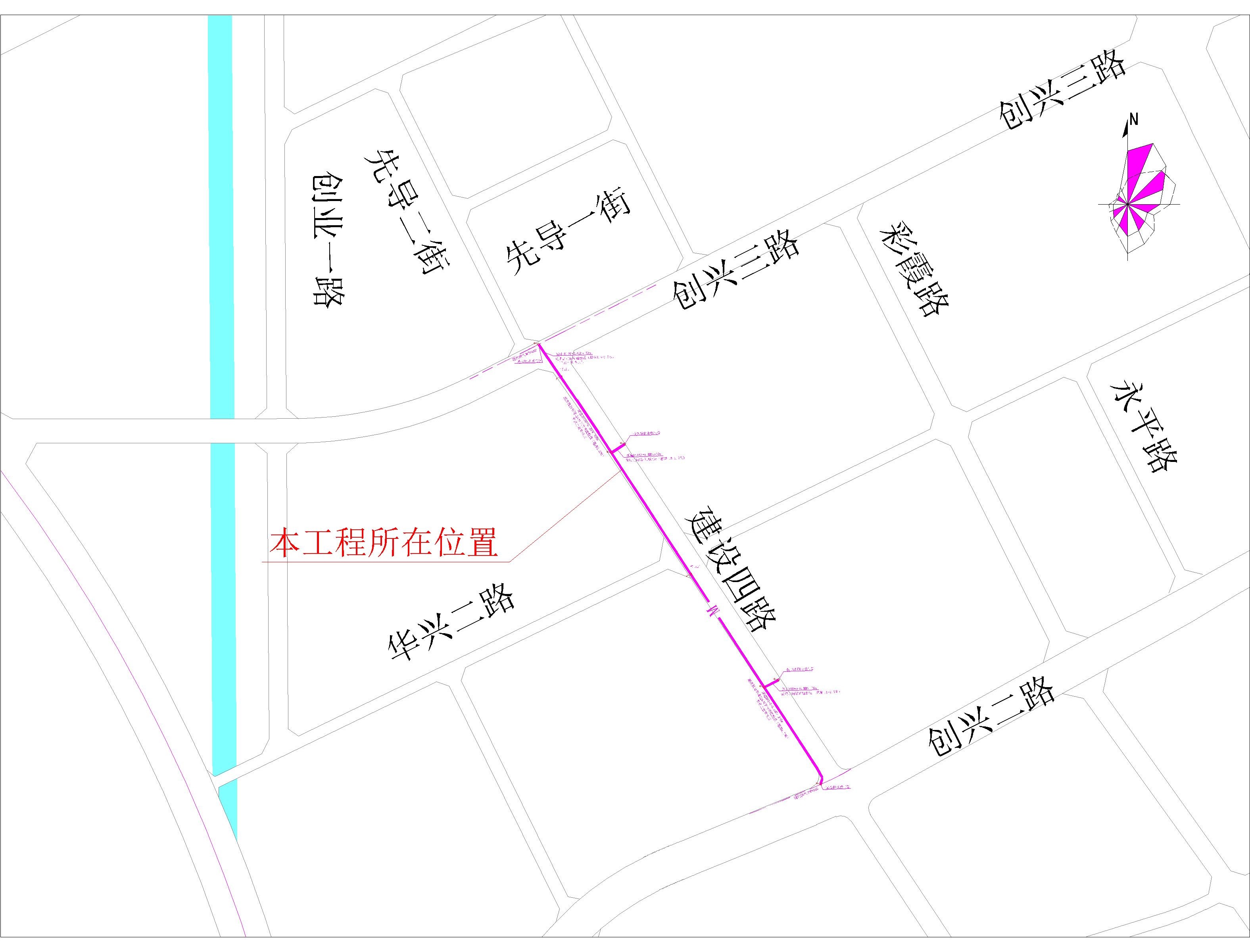 高新區(qū)建設四路燃氣管道連接工程區(qū)位圖.jpg